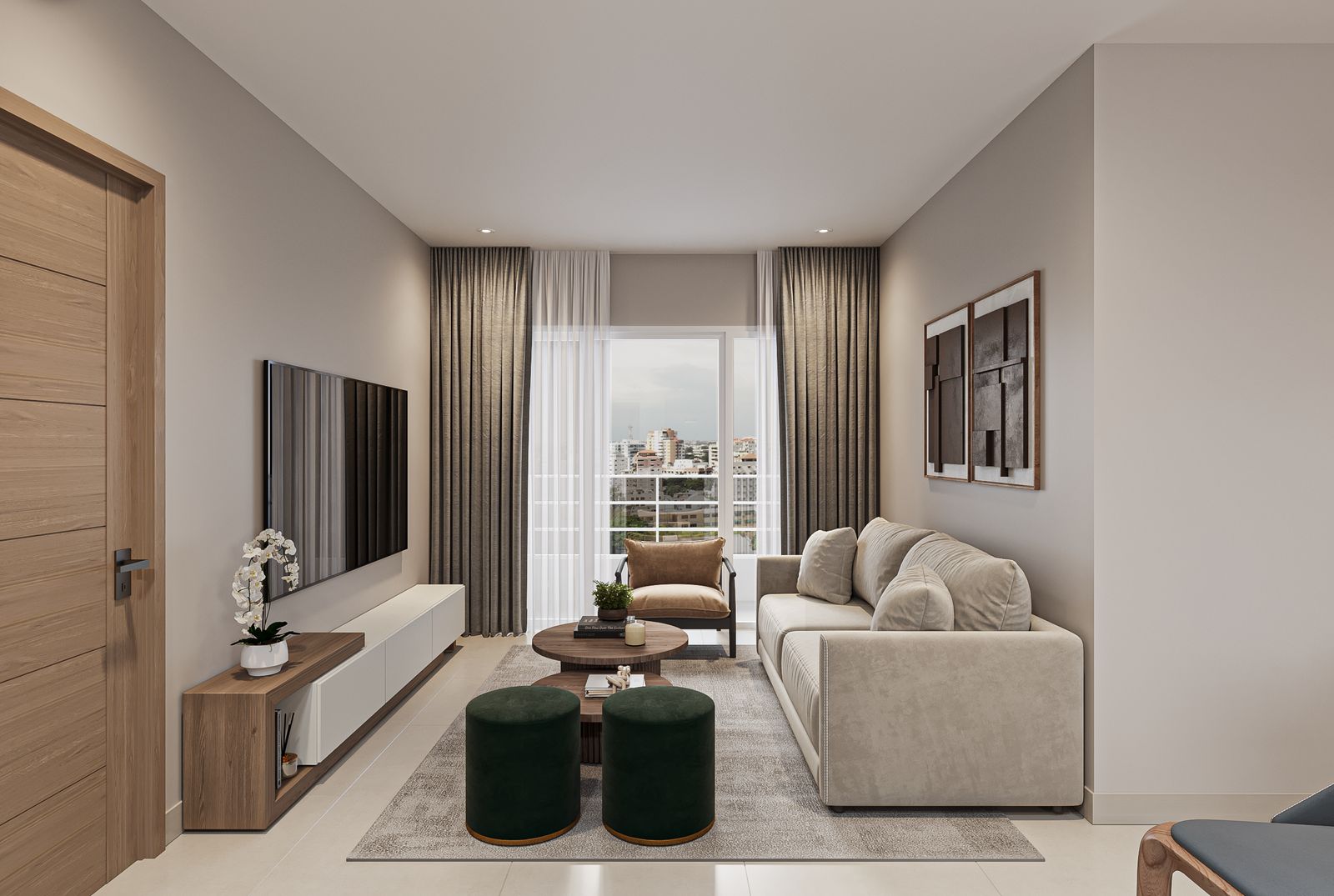 Villas-de-este-apartamentos-en-santo-domingo-este4-sala-de-estar